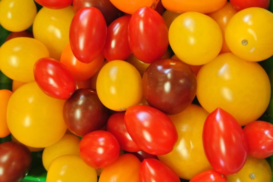 grape or cherry tomatoes