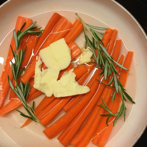 Rosemary and Honey glazeed Carrots